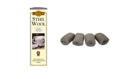 7g 0000 Steel Wool Pads - 4pk